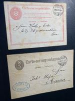 1872 1875 Carte correspondance 5er Tübli rosa + grau Zürich