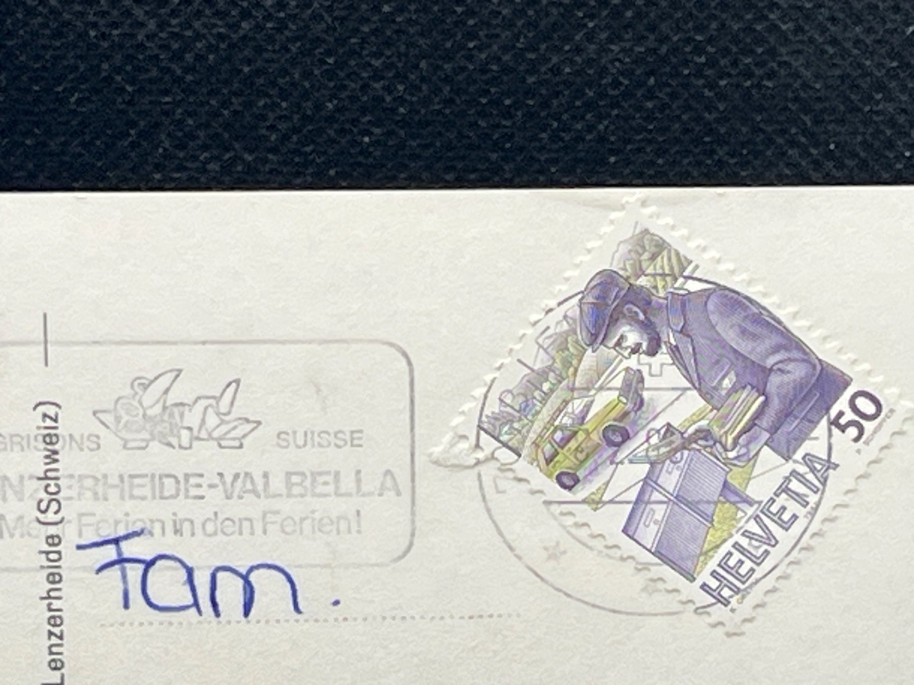 Cartoline postali: Lenzerheide 1478m – Usato da Widnau venduto da Brusi9 1