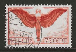 Flugpost Nr. F11z (geriffeltes Papier), KP 250.--