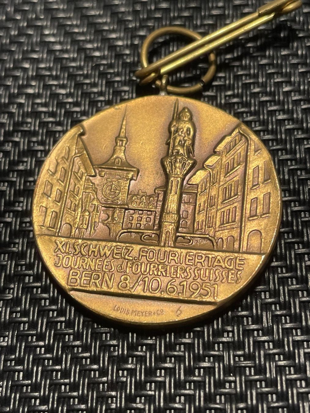 Placchette & Badge: Schweizer. Fouiertage 08/10.06.1951 – Usato da Aarburg venduto da glaibasel57 1