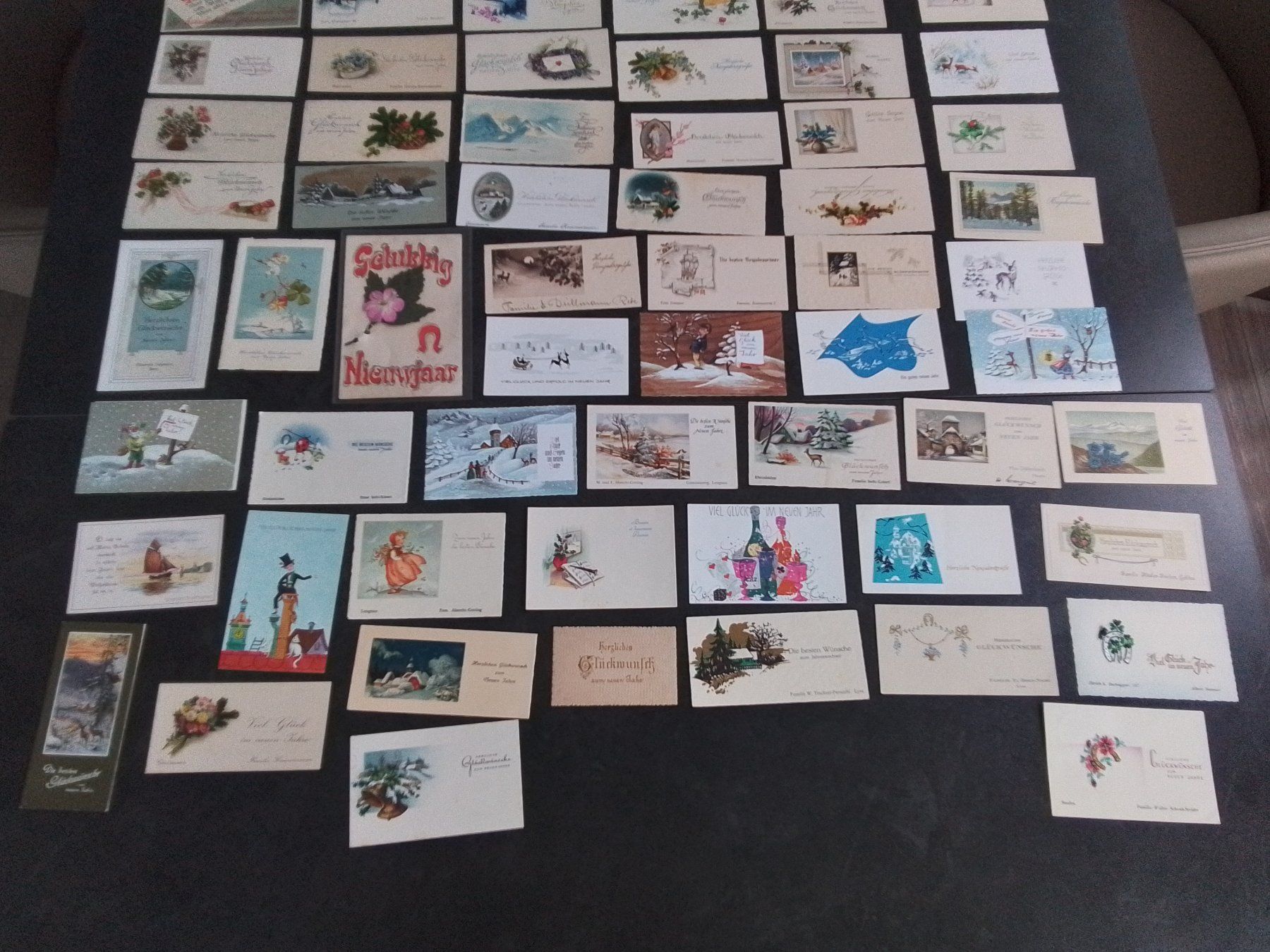Cartoline postali: Sammlung von 90 Glückwunschkärtchen – Usato da Reichenburg venduto da ibiza18 3