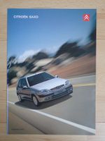 Citroen Saxo - Schweizer Prospekt September 2002 - P1570