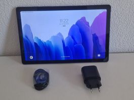 Samsung Galaxy Tab A7 Tablet schwarz mit Gebrauchsspuren