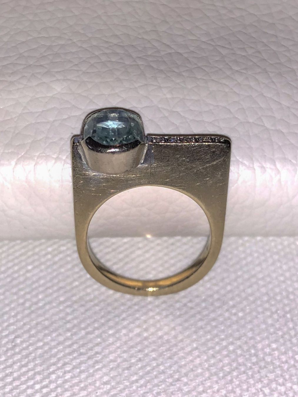 Anelli: Ring 750 Weissgold mit Brillanten – Usato da Baden venduto da JoramvK 3