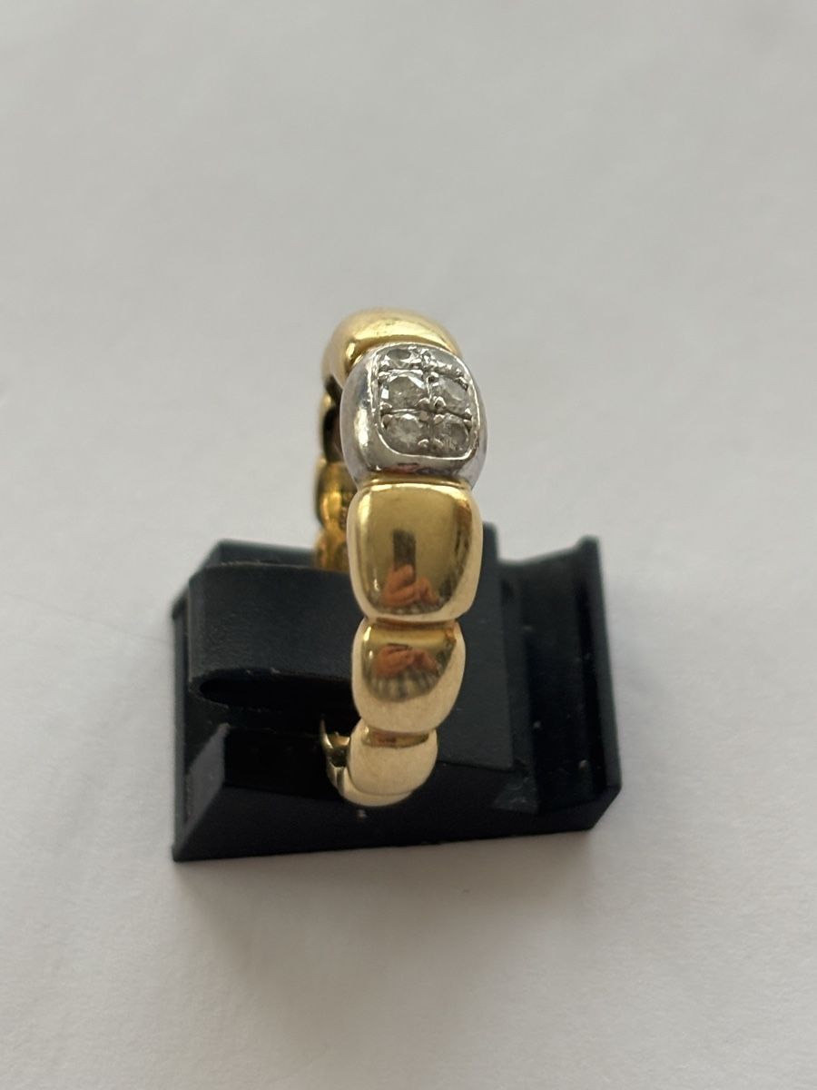 Anelli: Goldring 750 mit Diamanten – Usato da Langnau am Albis venduto da flusspflege
