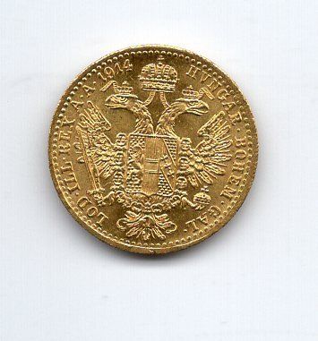 Tutti le monete: (1137) Austria Dukat 1914, top stgl – Usato da Rüthi (Rheintal) venduto da erdnuessli1