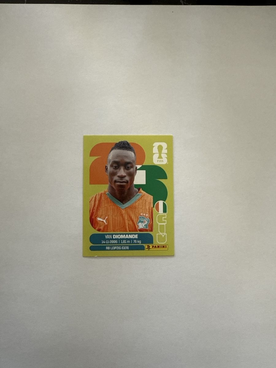 Panini Carte collezionabili: Van Diomande CIV 18 – Nuovo (secondo la descrizione) da Zürich venduto da Maeckes
