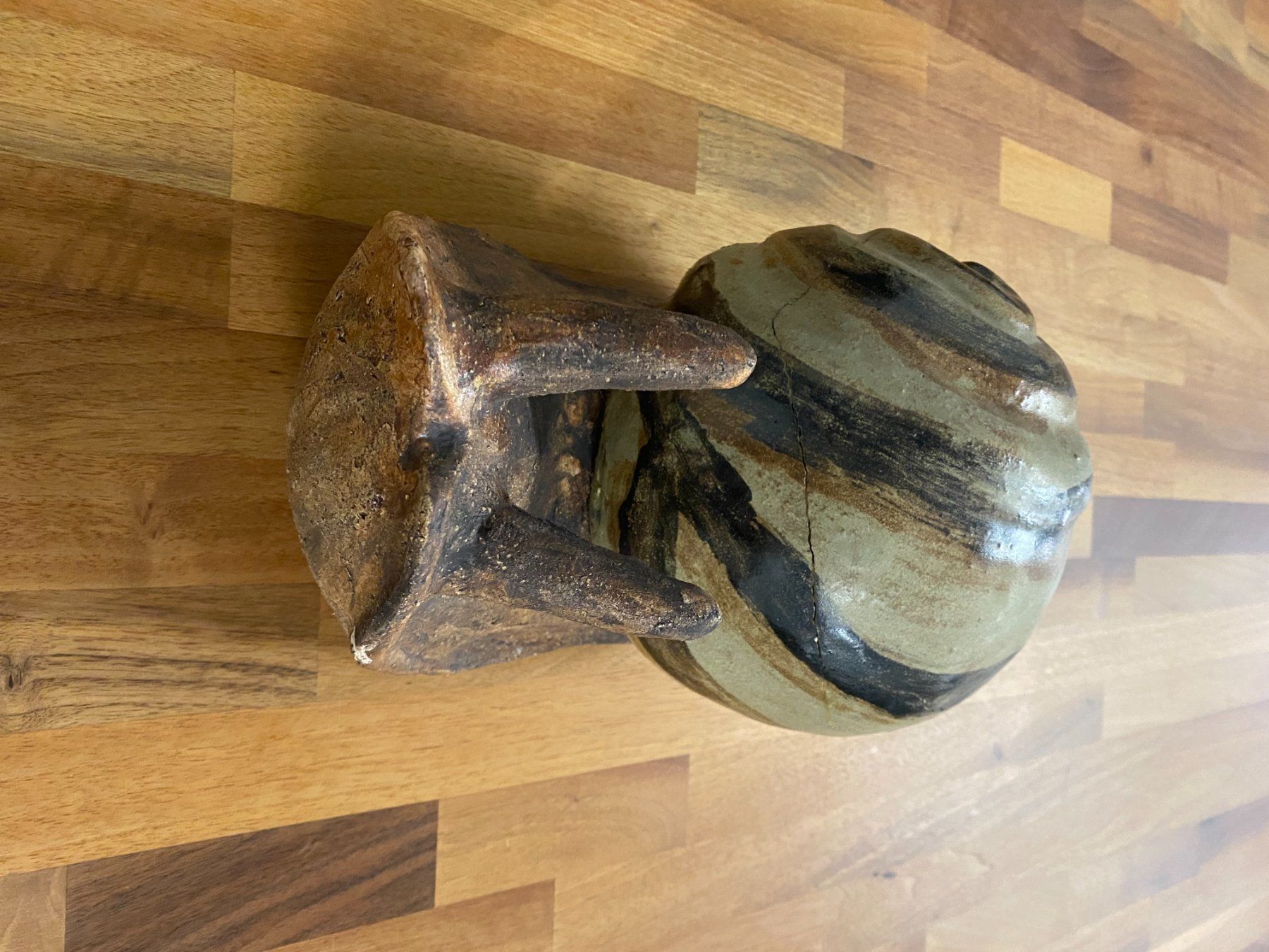 Statuette: Schnecke - aus Keramik/Ton – Difettoso da Gerolfingen venduto da Regenbogen88 2