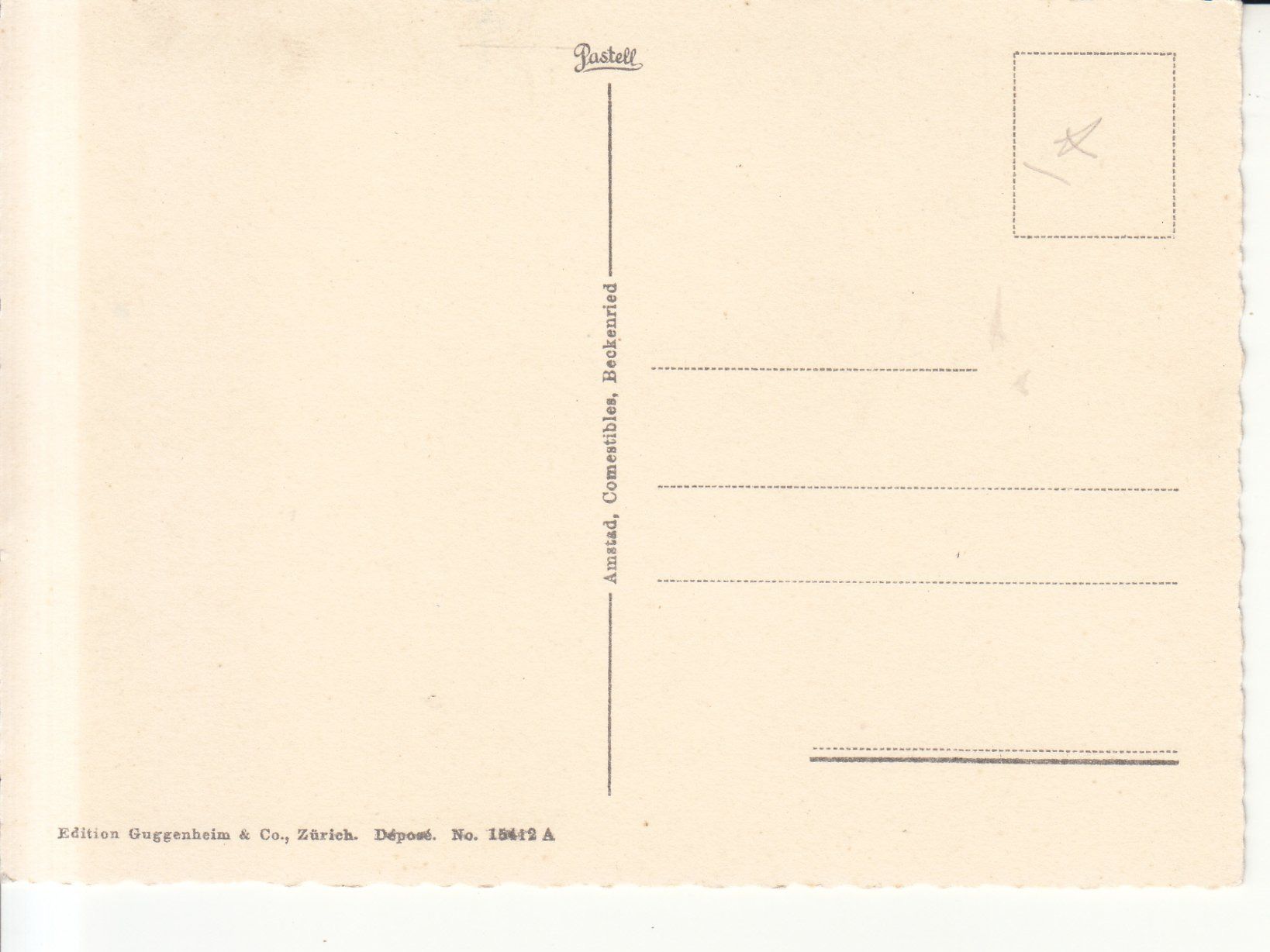 Ansichtskarten: Beckenried ca. 1940 – Gebraucht aus Bürglen TG von StampGraf 1
