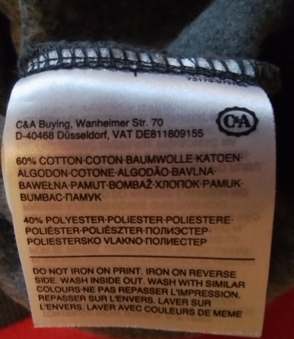 C&A Maglioni & Felpe: Pullover mit Kapuze / Gr. M / dunkelgrau / 2x getragen – Usato da Zürich venduto da meinhobby 5