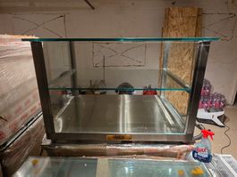 Vitrine de présentation professionnelle NEUVE – Inox & Verre