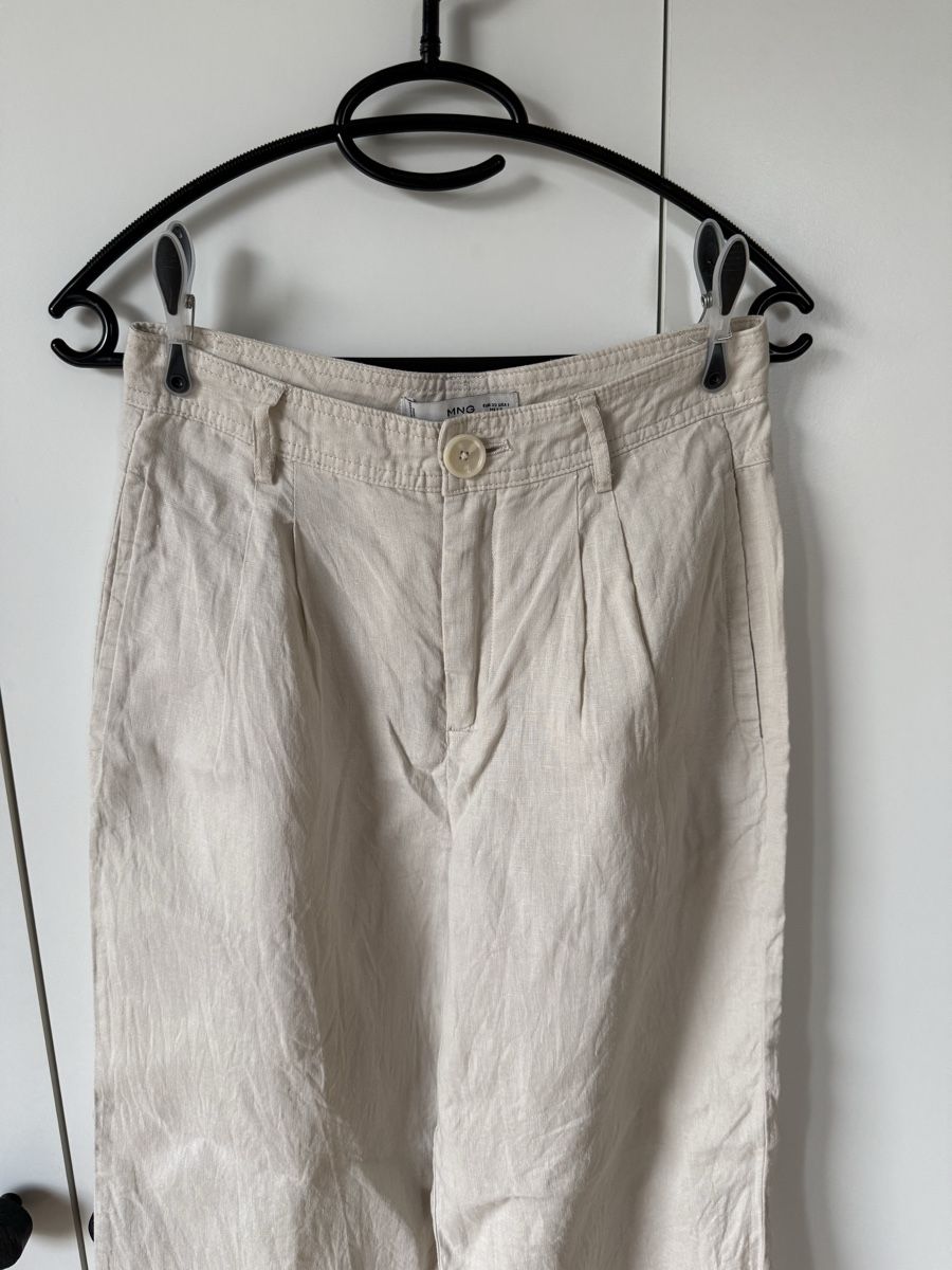 Mango Pantaloni: Mango Leinenhose Grösse 32 – Usato da Luzern venduto da Aistee 1