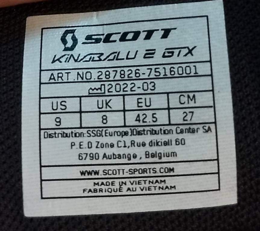 Herrenschuhe: Scott Outdoorschuhe – Neu und originalverpackt aus Gümligen von baerner88 1