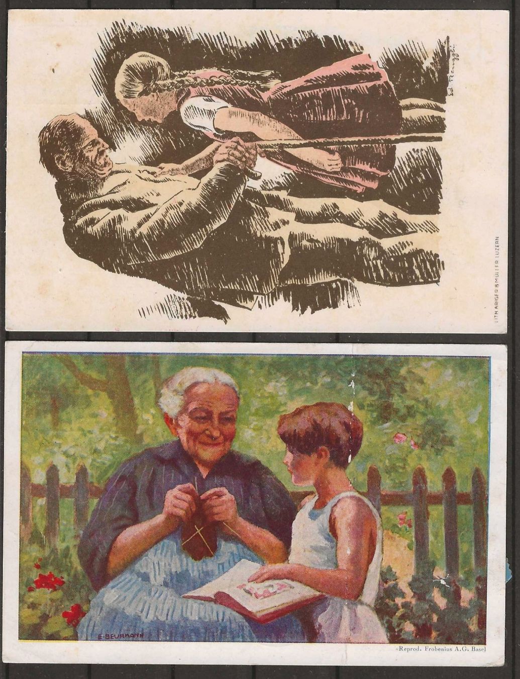 Tutti i francobolli: 1928 : 2 Bundesfeierkrten mit Flugpost – Usato da Gümligen venduto da Geniusbuy 1