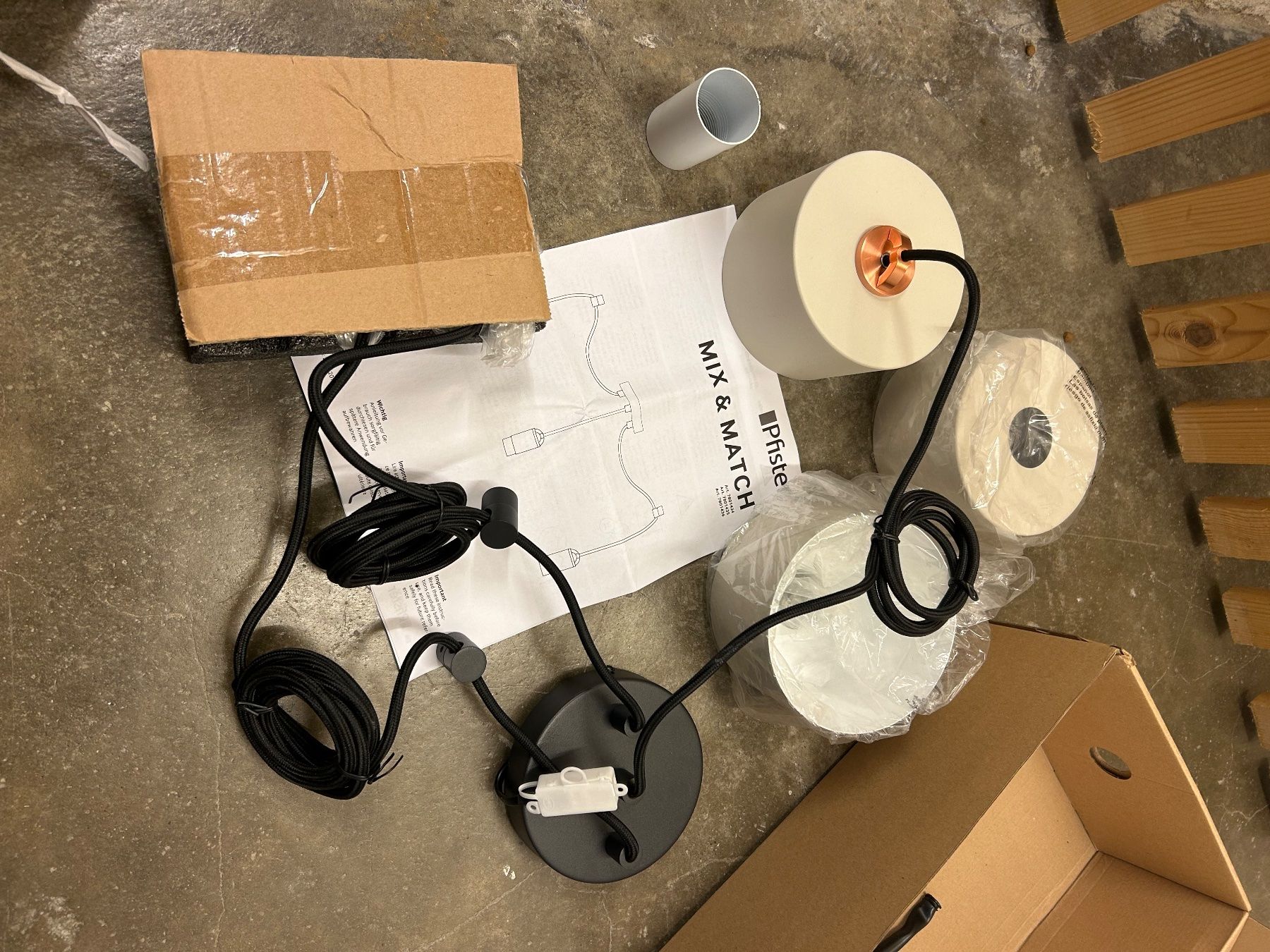 Pfister Lampadari & plafoniere: Deckenlampe Mix&Match – Nuovo (secondo la descrizione) da Luzern venduto da Juhui06