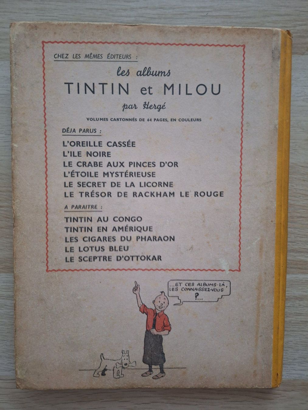 Fumetti: TINTIN / EO 1945 / Le Trésor de Rackham le rouge – Usato da Nyon venduto da beny13 1