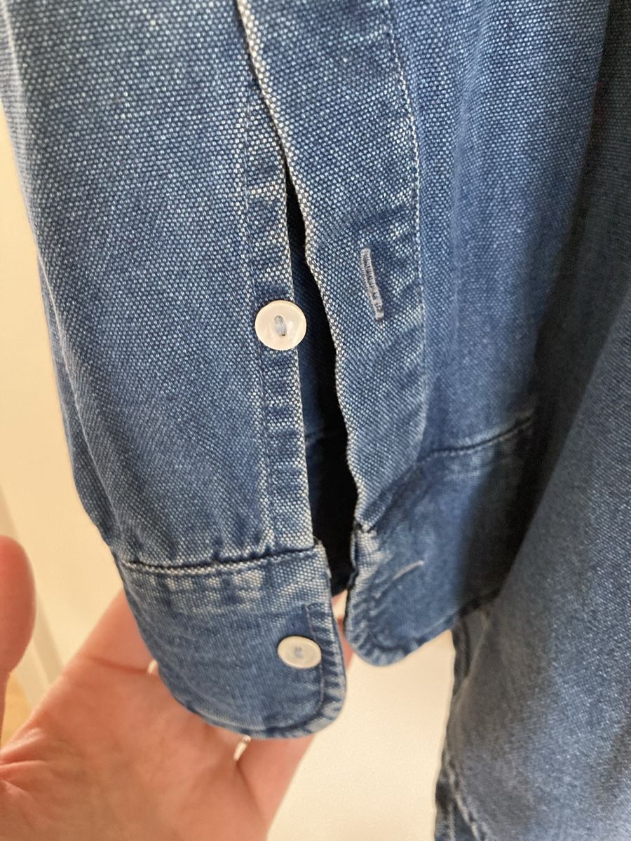 Camicie: New England Denim Shirt Size L – Usato da Zürich venduto da Maki333 4