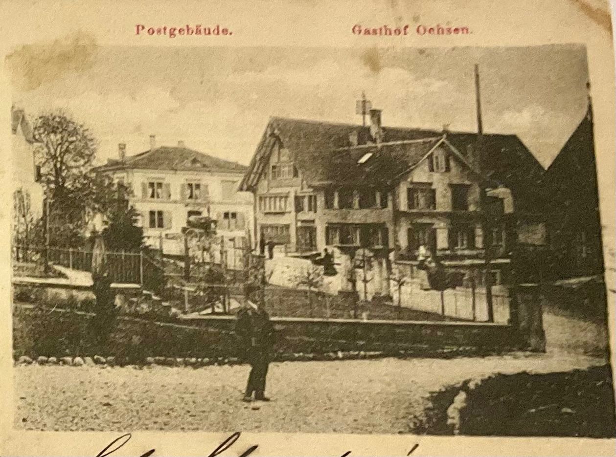 Cartoline postali: Gruss aus Uznach - 1902, 2 Bild AK, – Usato da Schlieren venduto da zoro18 1