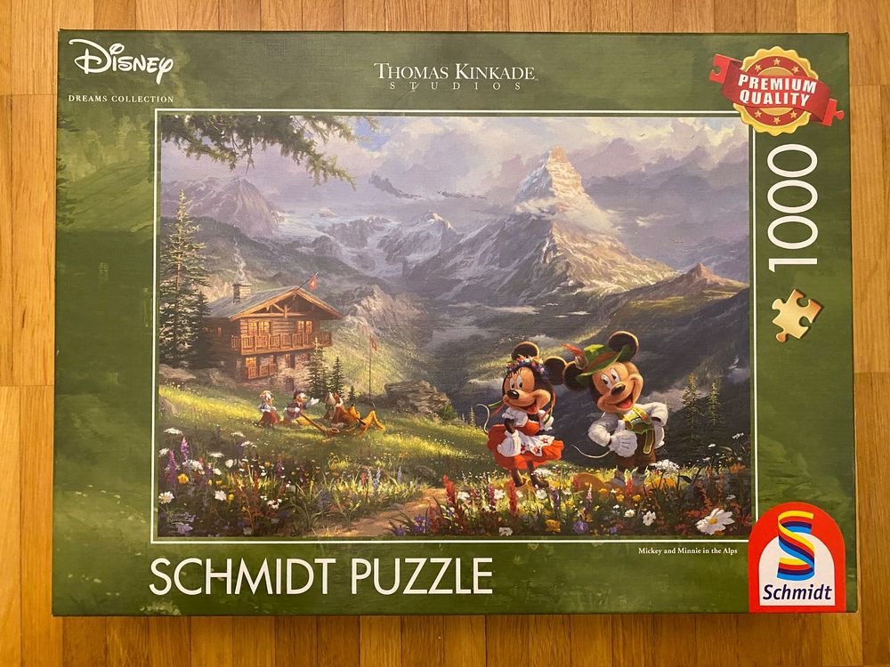 Schmidt Puzzle - Minnie & Micky in der Schweiz - 1000 Teile | Acheter ...