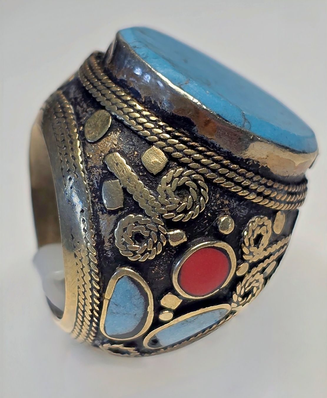 Anelli: Türkis Fingerring – Nuovo (secondo la descrizione) da Zürich venduto da benedikt12 4