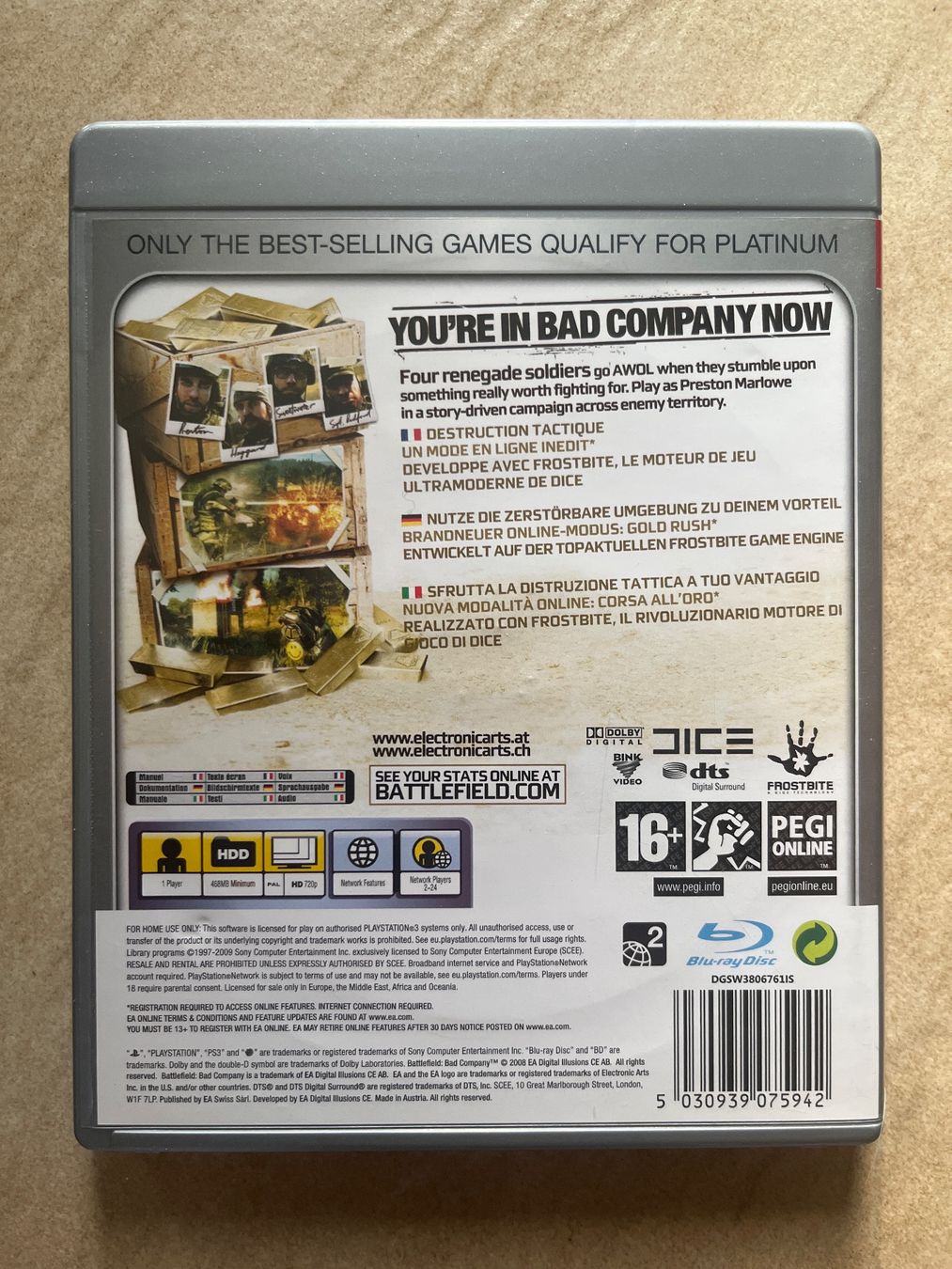 Sony Spiele: Jeu Battlefield Bad Company pour PS3 – Gebraucht aus Vernayaz von Darkfrost 1
