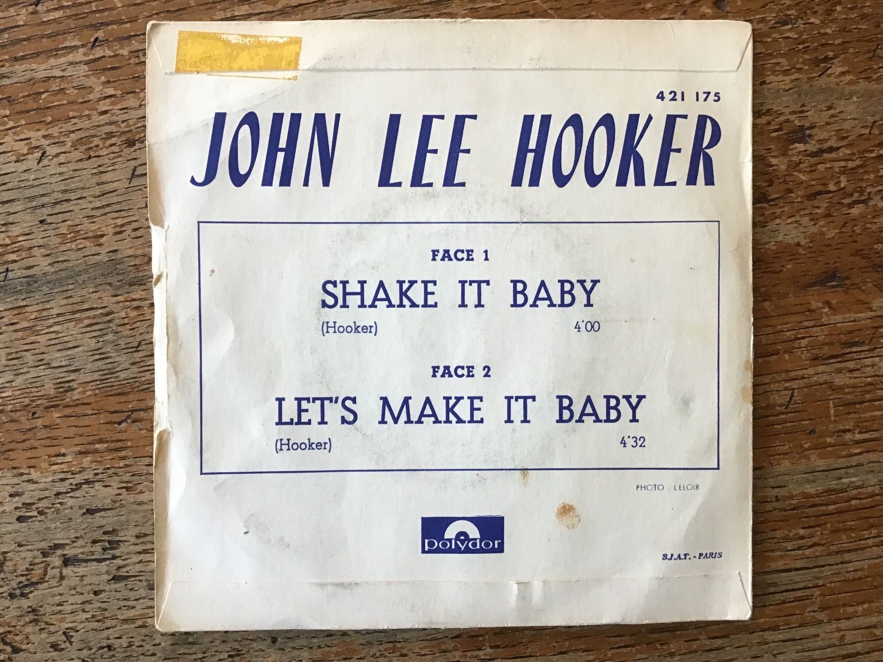 Dischi in vinile: SP John Lee Hooker – Usato da Fully venduto da Ruby97 1