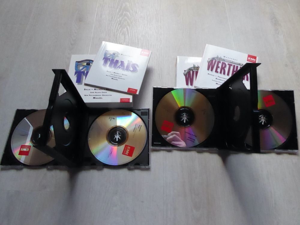 CD: 2 x CD-Boxen Jules Massenet - Thais/Werther – Usato da Möriken AG venduto da mineralia 1