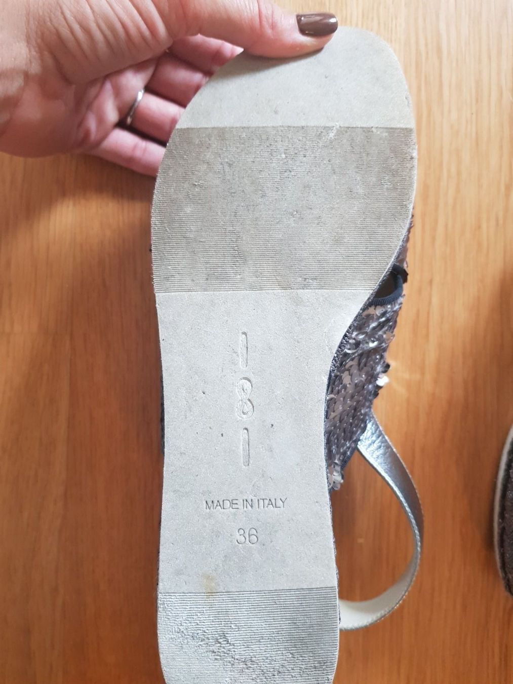 Scarpe da donna: Pailetten Sandalen, Grösse 36 – Usato da Eschenbach SG venduto da SanFranciscoCalifornia 1