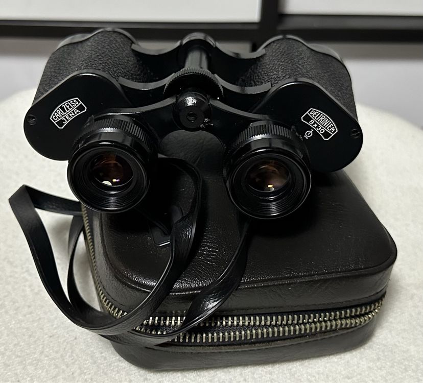 Jumelles Vintage Carl Zeiss Jena Deltrintem 8x30 - Optiques Allemandes