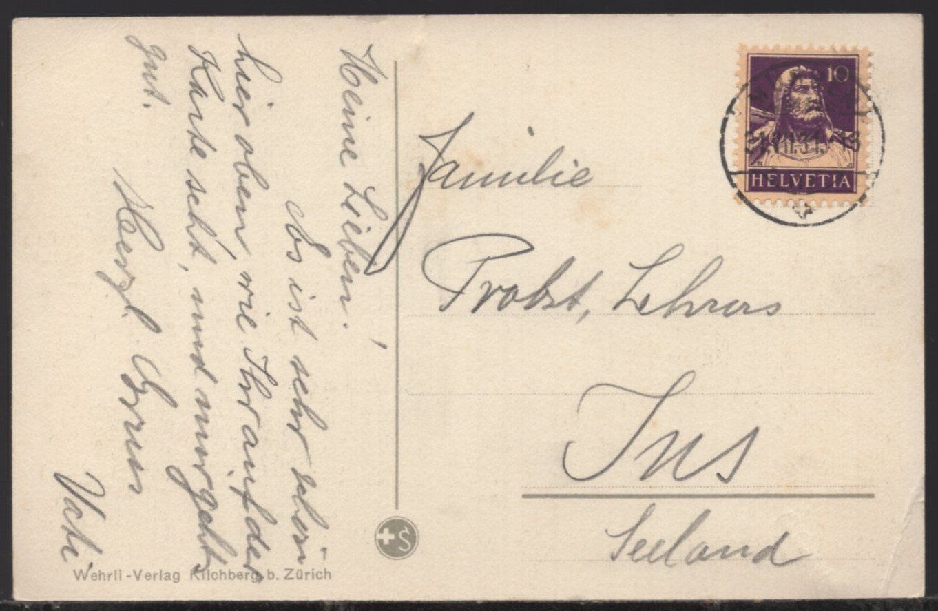 Cartoline postali: Eiger - Mönch - Jungfrau  1931 – Usato da Aarau venduto da kufi44 1
