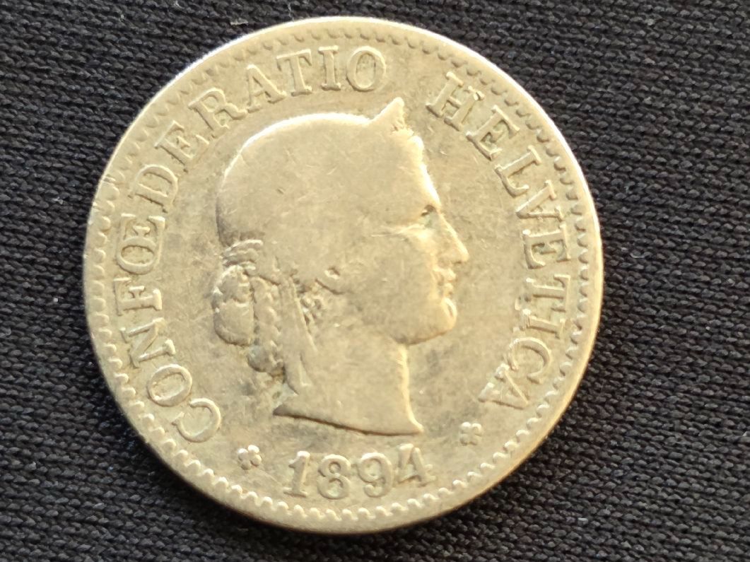 Tutti le monete: 10 cts 1894 – Usato da Genève venduto da bbastos