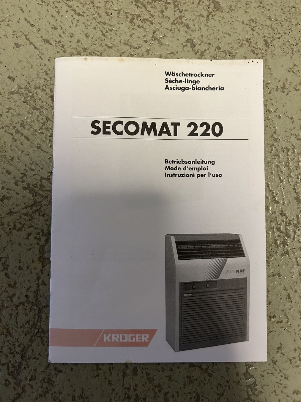 Krüger Deumidificatori: Secomat – Usato da Zumikon venduto da Ch31044 6