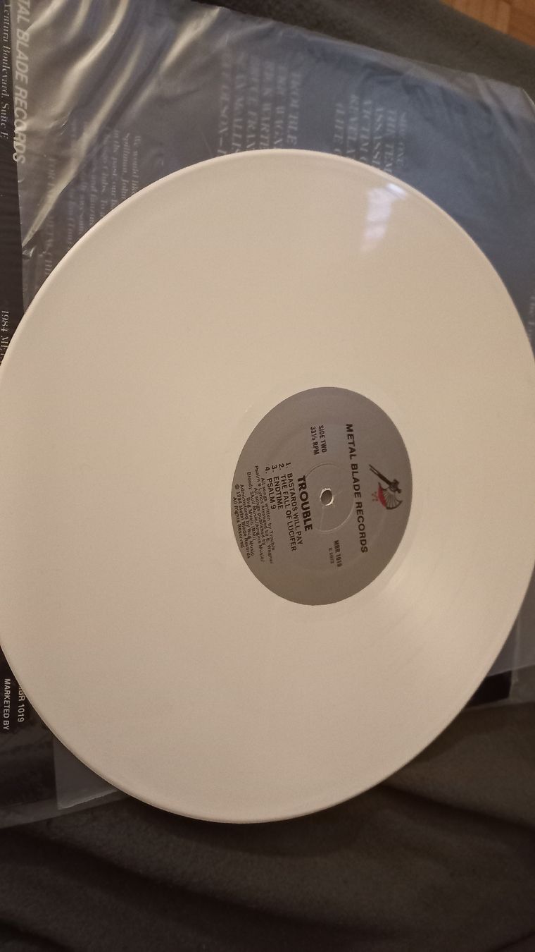 Schallplatten: Trouble - s/t White Vinyl LP Doom Metal – Gebraucht aus Olten von Donatello1984 4