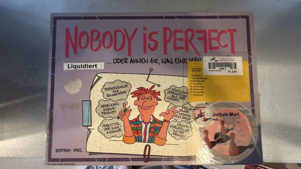 Giochi: Brettspiel - Nobody's Perfect – Usato da Muri AG venduto da Dani282648