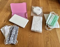 Diverse Neue Schutzmasken-Sammlung: FFP2, Stoffmasken & Box!