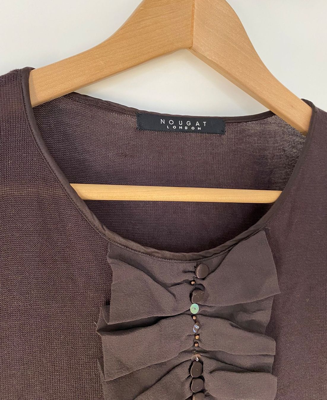 Blusen: Nougat Bluse Damen mit Seide Gr. S – Neu (gemäss Beschreibung) aus Frauenfeld von LIL_NA 2
