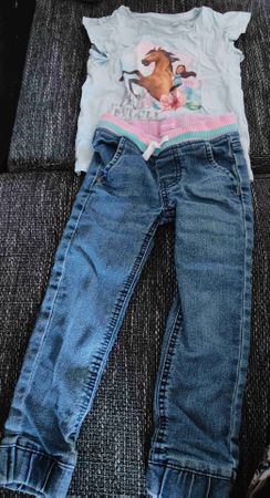 Mädchen Kleider Set, Grösse 104, Hose und Shirt, Sommer