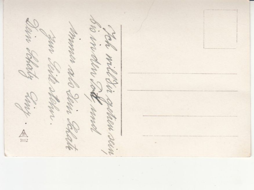 Cartoline postali: Kitschkarte ca. 1920 – Usato da Bürglen TG venduto da StampGraf 1