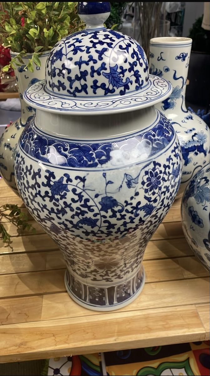 Vasi & Recipienti: Large Vintage Case, Blue and White, porcelain – Nuovo (secondo la descrizione) da Zürich venduto da Sonikasantos 1