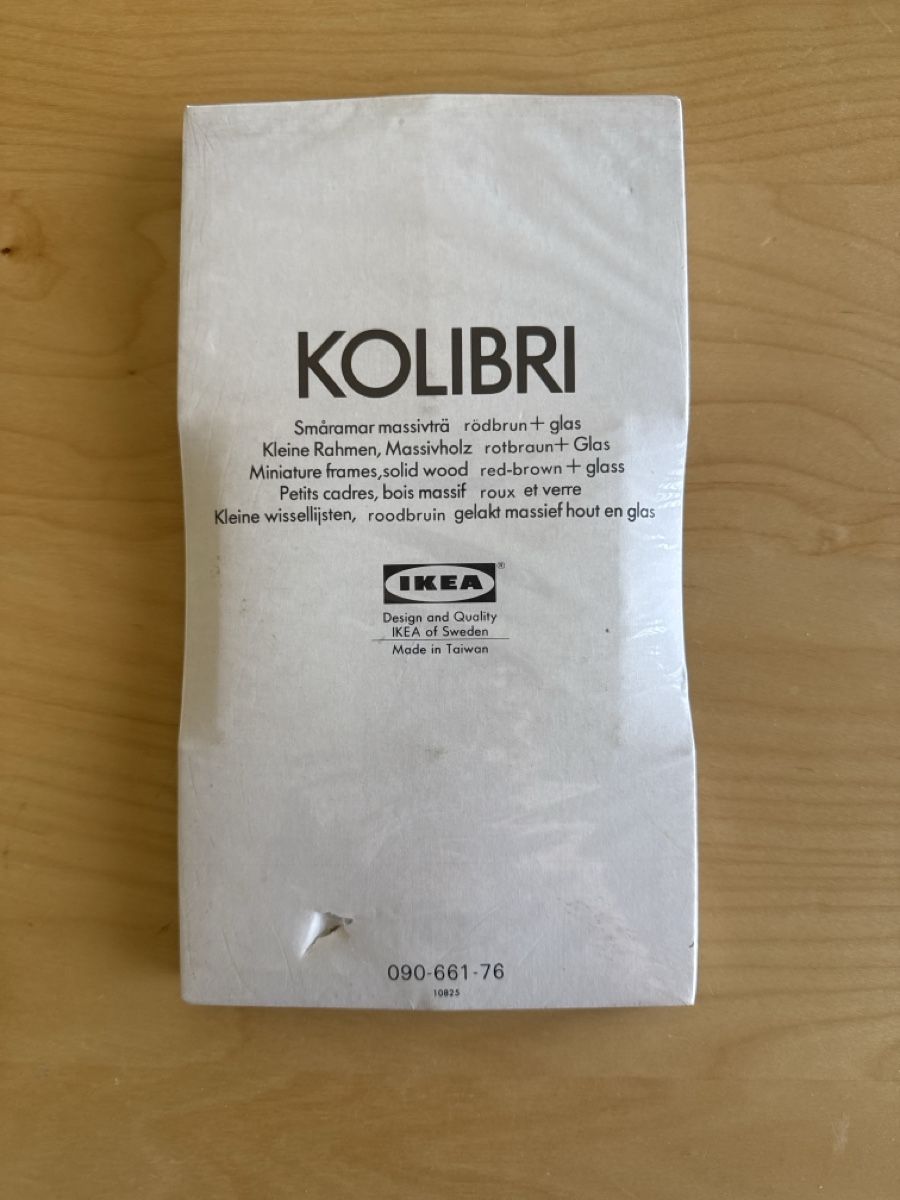 Ikea Cadres de tableaux: Neuer Kolibri Bilderrahmen, Ikea – Neuf avec emballage d'origine à Zürich par Hugsy30 1