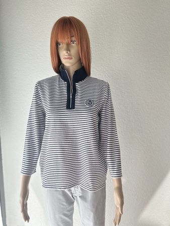 Polo Ralph Lauren striped 1/4 zip shirt size L