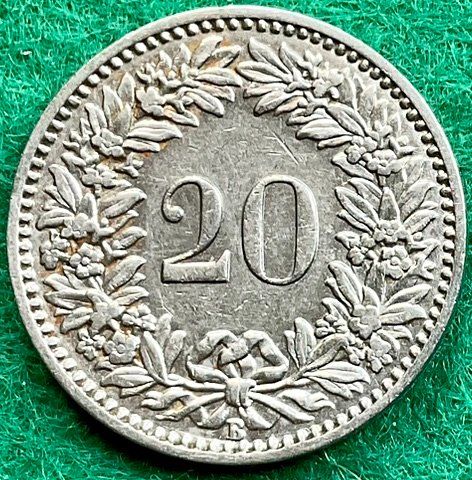 Tutti le monete: Pièce de 20 ct suisse 1913 – Usato da Plan-les-Ouates venduto da gab_cgf6 1