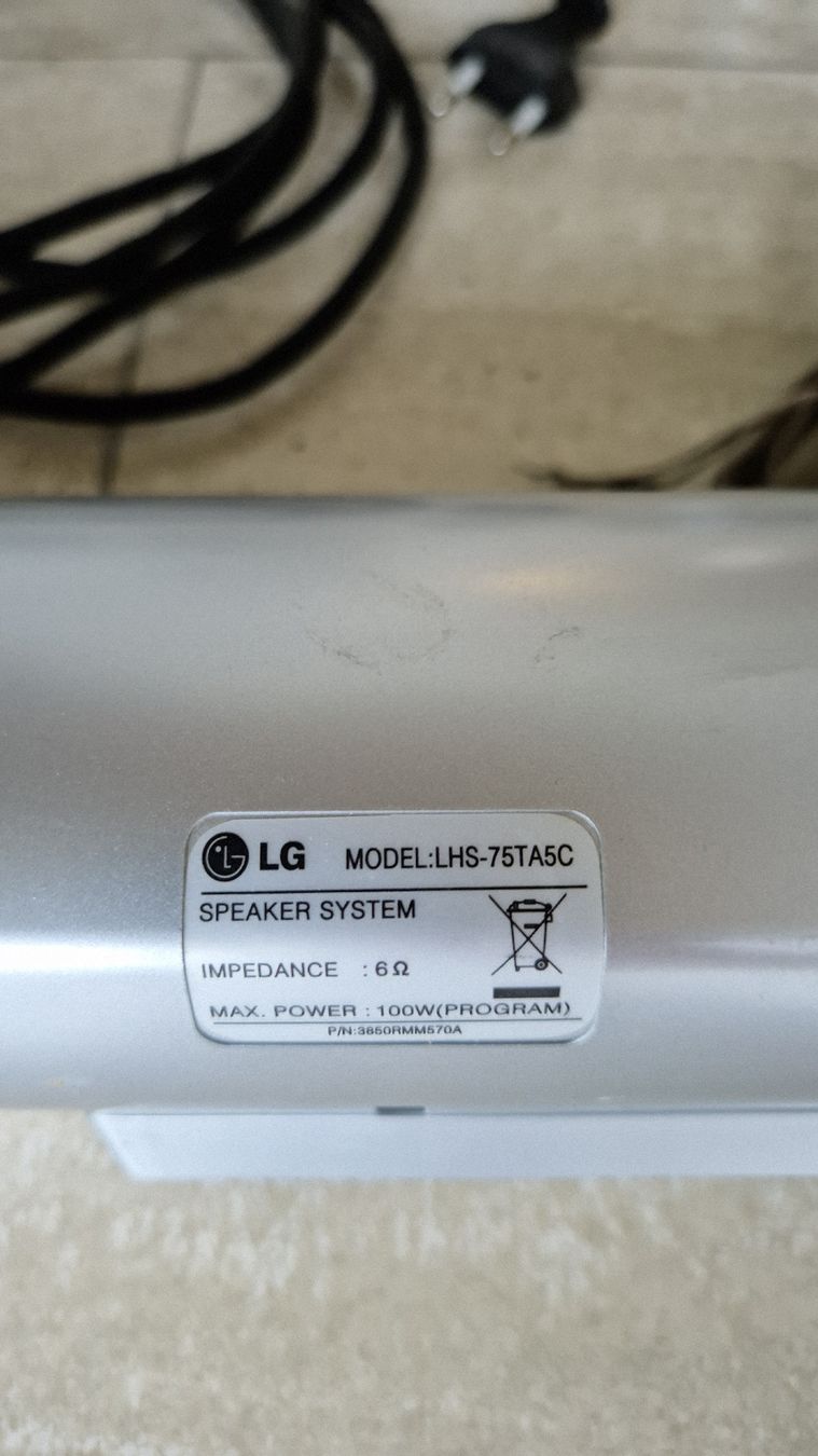 LG Home Cinema: Soundsystem LG – Usato da Appenzell Meister. venduto da Morize98 4