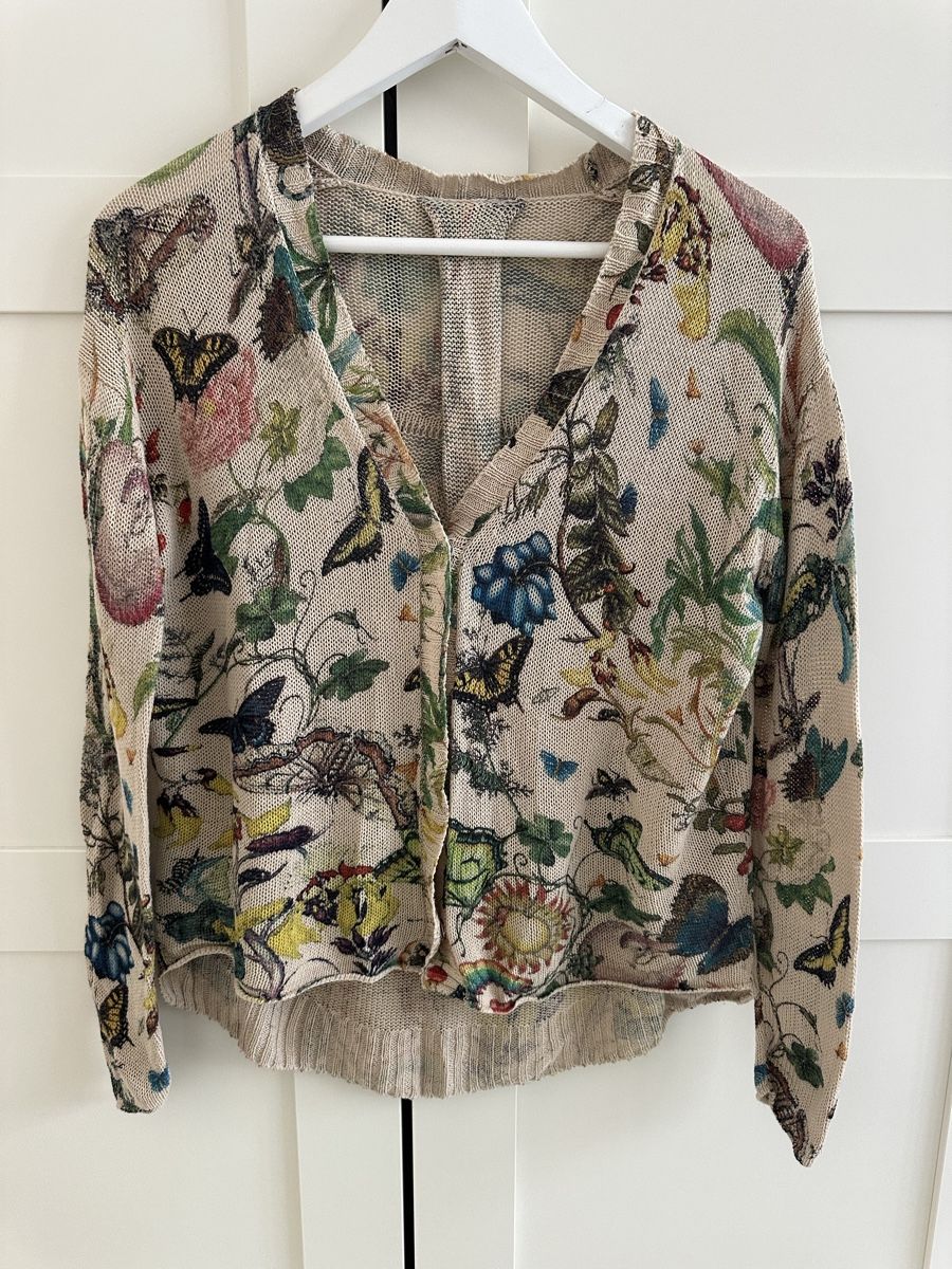 Giacche: Cardigan / Strickjacke mit Blumenmuster S – Usato da Zürich venduto da tmarina