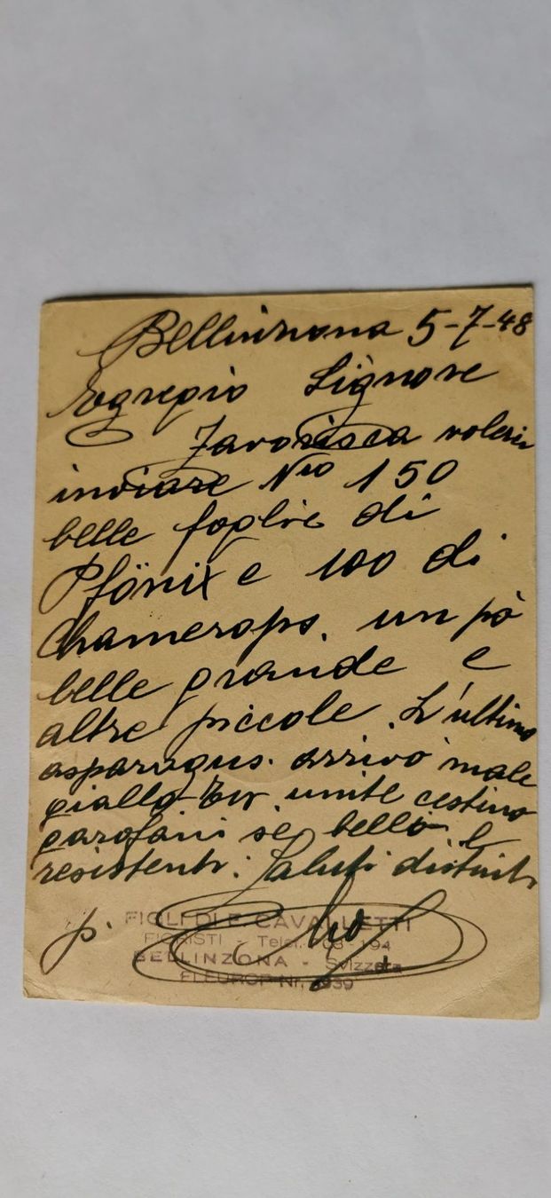 Cartoline: Geschäfts-Karte 1948 – Usato da Aadorf venduto da Chnorli-Furz 2