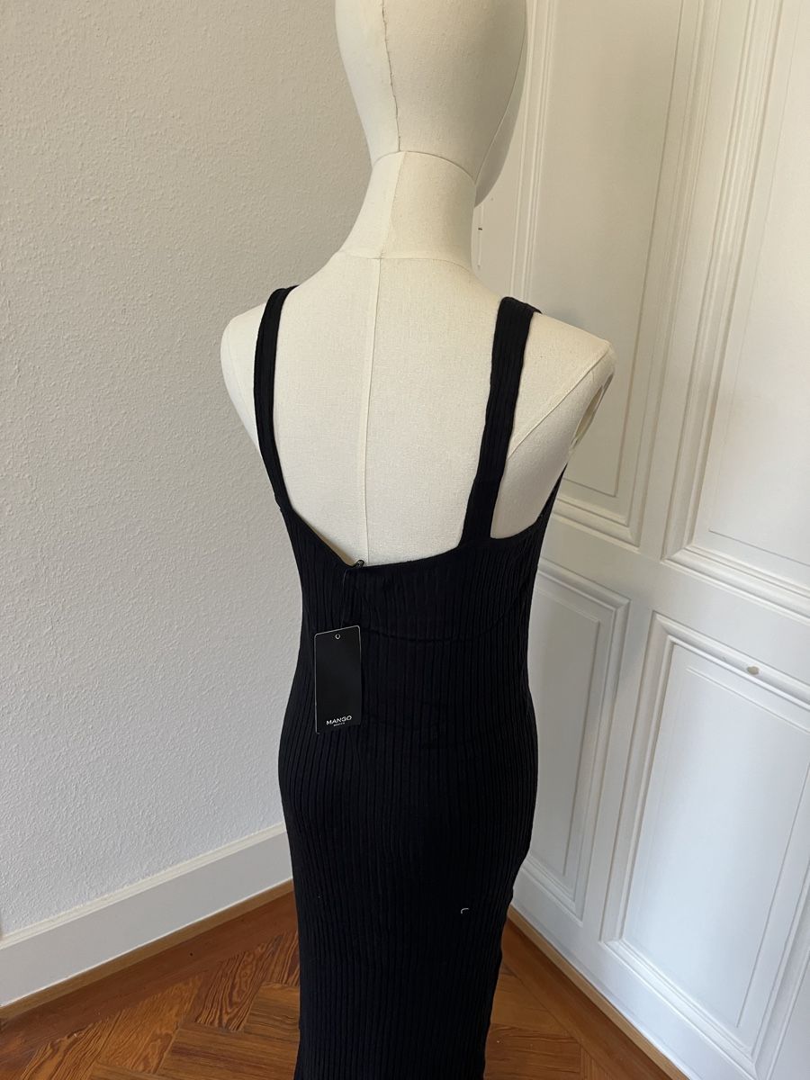 Mango Kleider: Mango black ribbed dress, size S – Neu (gemäss Beschreibung) aus Genève von nba_l98n 4