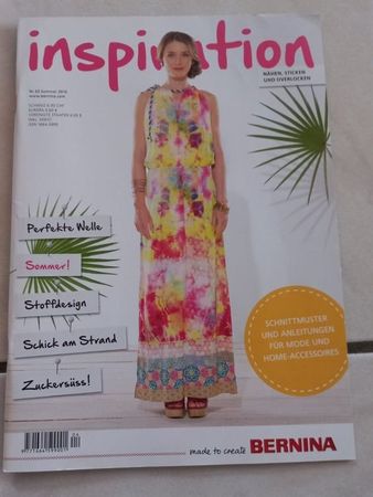 Bernina Inspiration 65 Sommer 2016 Schnittmuster Magazin