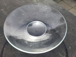 Glasschale, Durchmesser 35cm, gebraucht