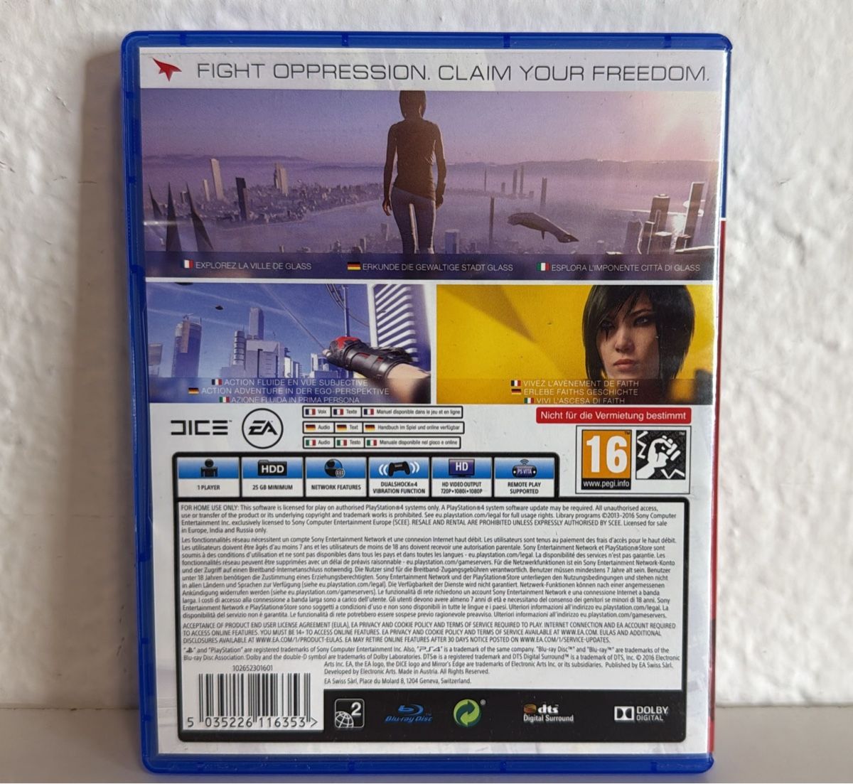 Sony Giochi: Mirror's Edge Catalyst PS4/PS5 Game - Great Condition – Usato da Ehrendingen venduto da bubulence 1