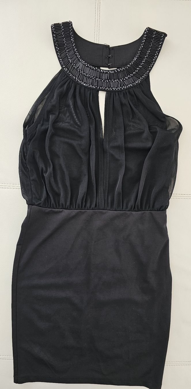 Zebra Kleider: Elegantes Cocktailkleid schwarz Perlen Gr. M – Gebraucht aus Steinmaur von Kiki_m240